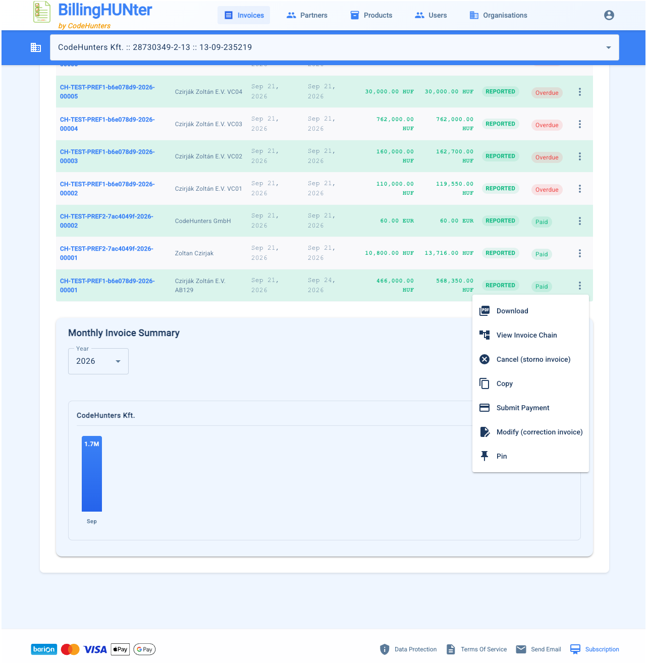 BillingHUNter — app screenshot 3